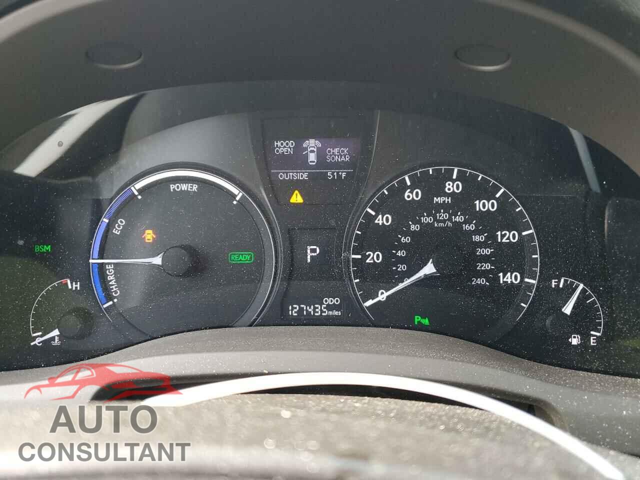 LEXUS RX450 2013 - JTJBC1BAXD2445588