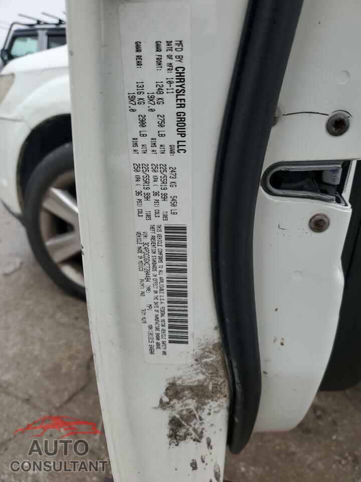DODGE JOURNEY 2012 - 3C4PDCDGXCT204484