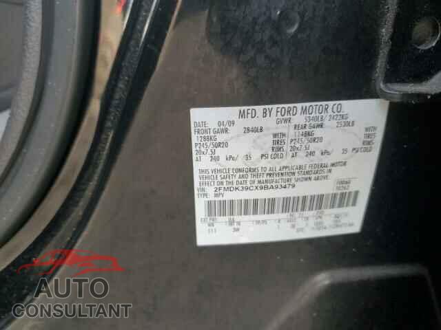 FORD EDGE 2009 - 2FMDK39CX9BA93479