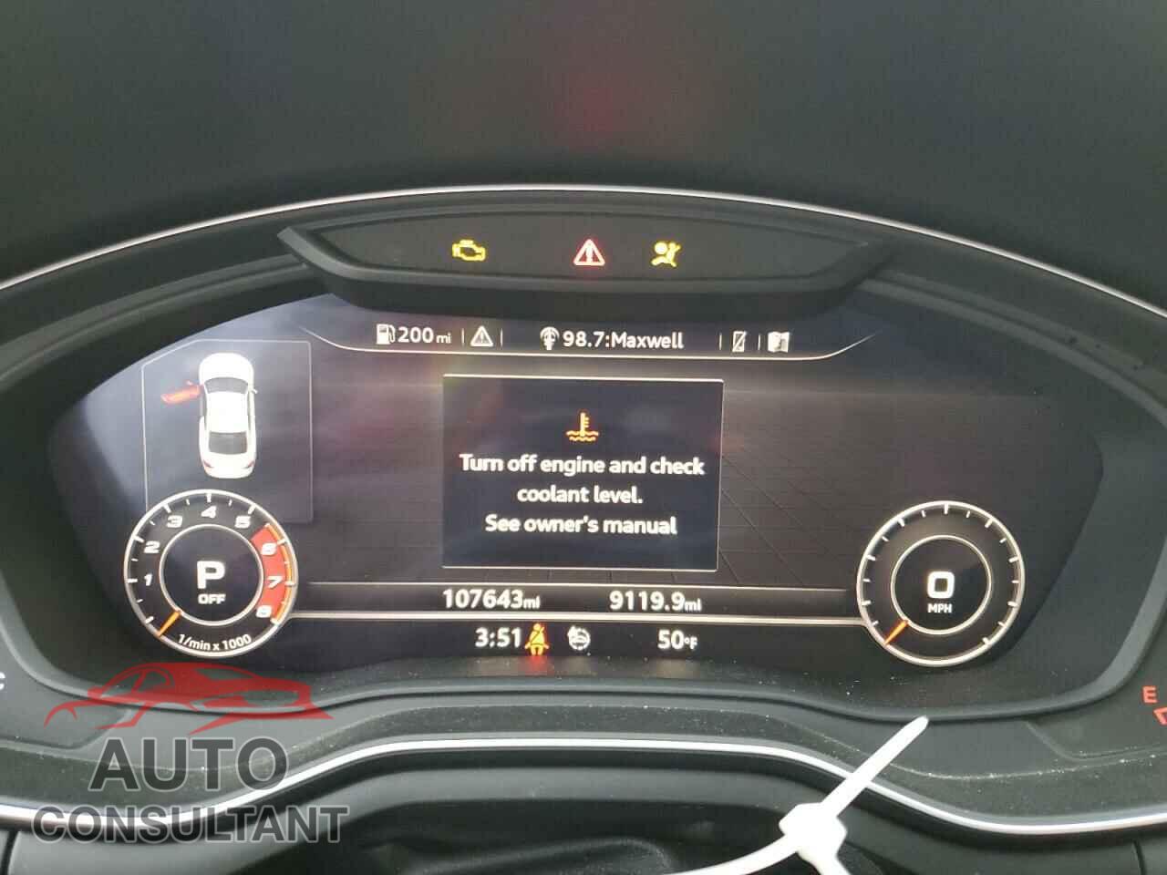 AUDI S5/RS5 2018 - WAUR4AF5XJA045654