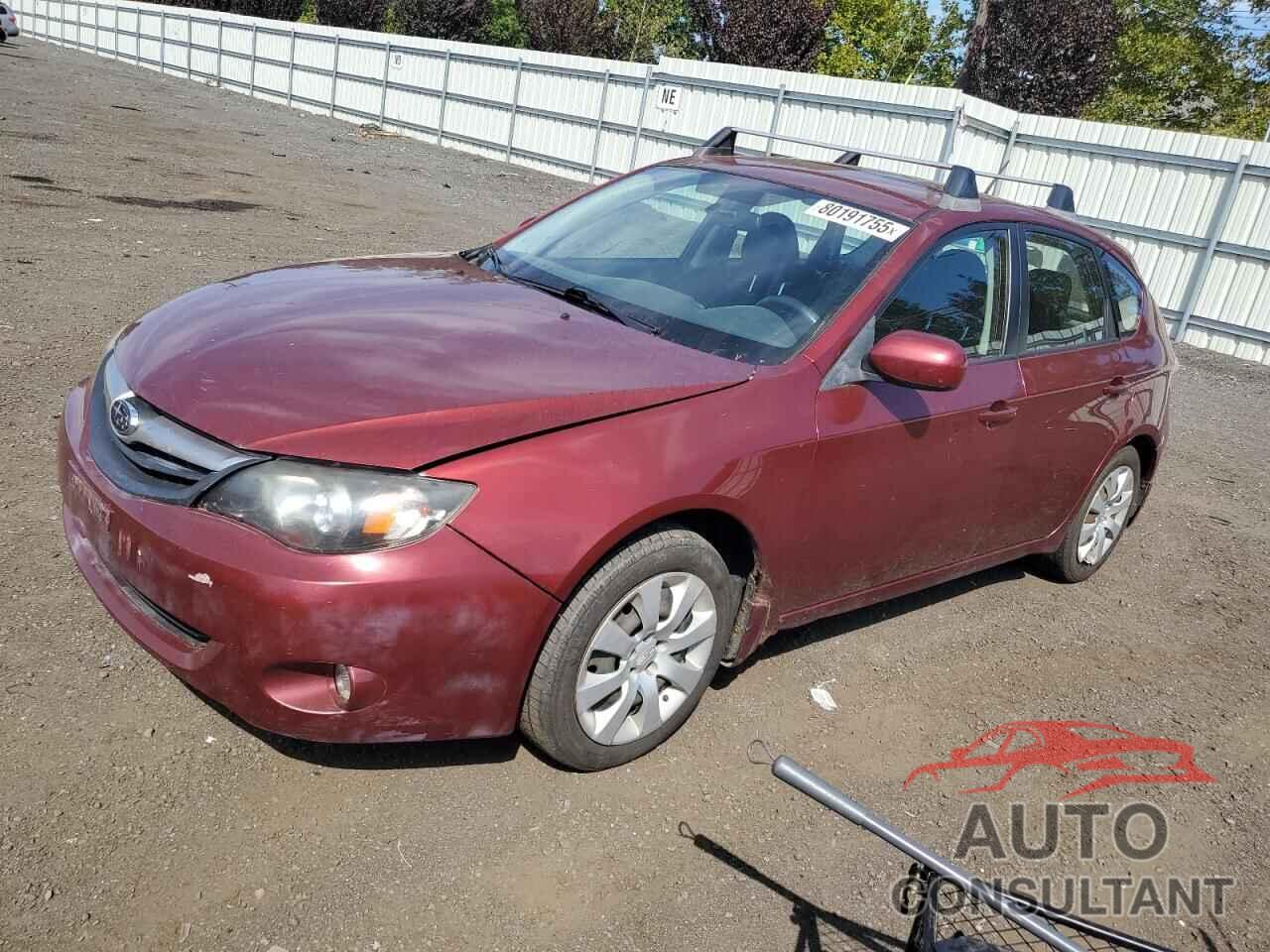 SUBARU IMPREZA 2011 - JF1GH6A64BG803536