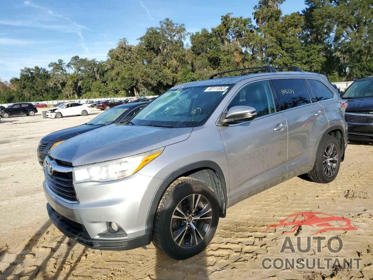 TOYOTA HIGHLANDER 2016 - 5TDJKRFHXGS348007
