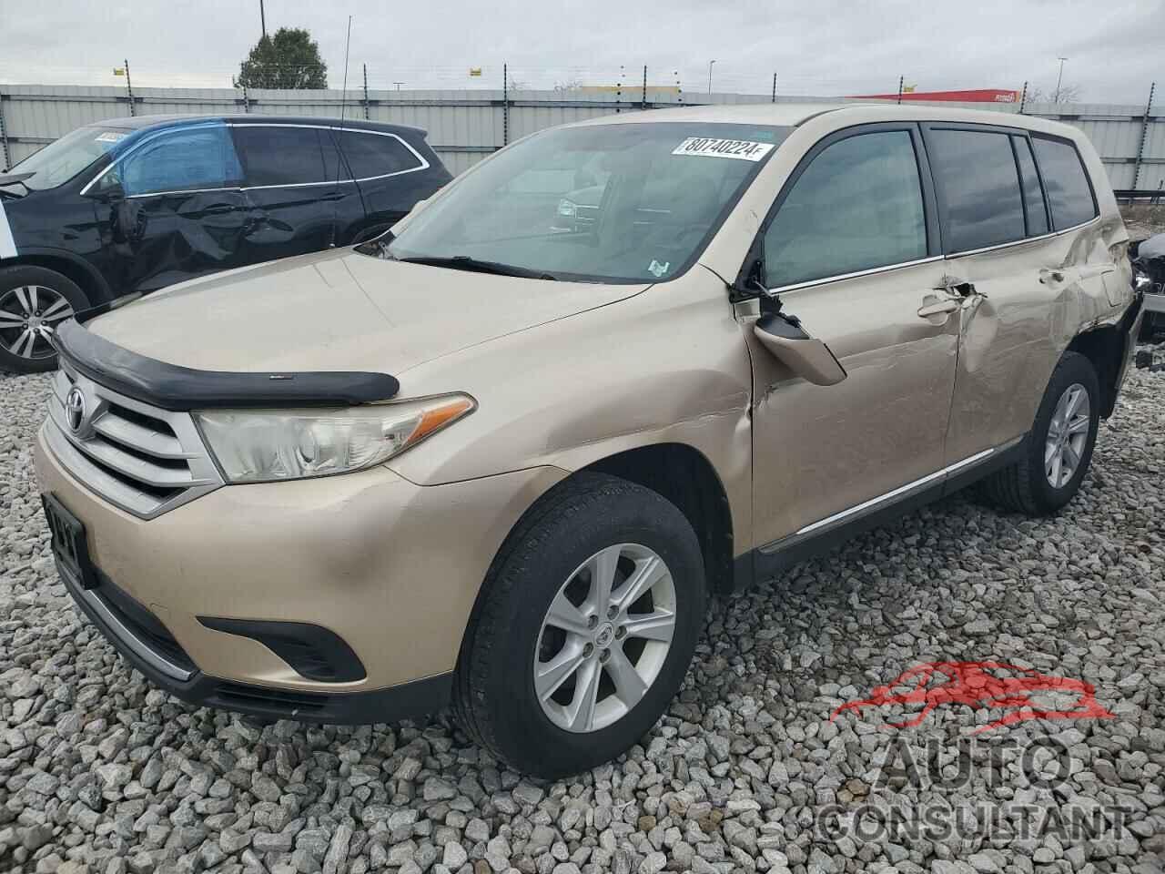 TOYOTA HIGHLANDER 2012 - 5TDBK3EH1CS137839