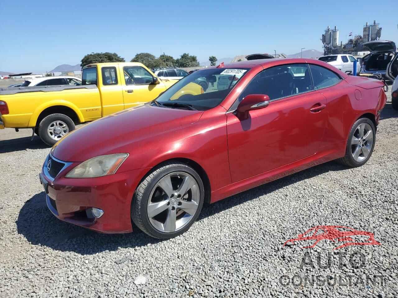 LEXUS IS 2010 - JTHFF2C20A2513514