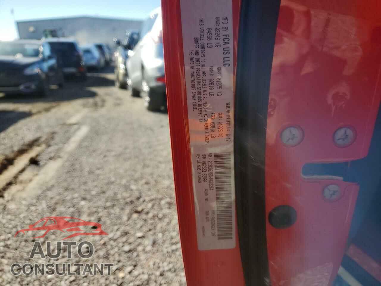 DODGE CHALLENGER 2017 - 2C3CDZAG5HH669264