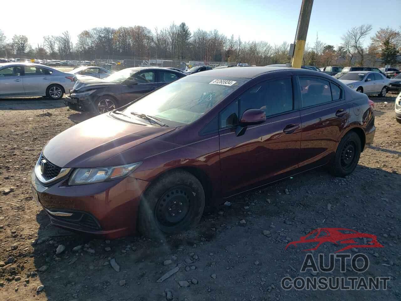 HONDA CIVIC 2013 - 19XFB2F56DE242789