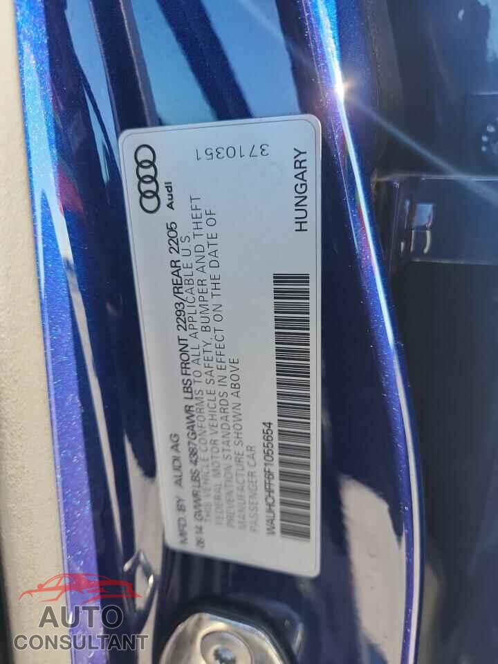 AUDI A3 2015 - WAUHCHFF6F1055654