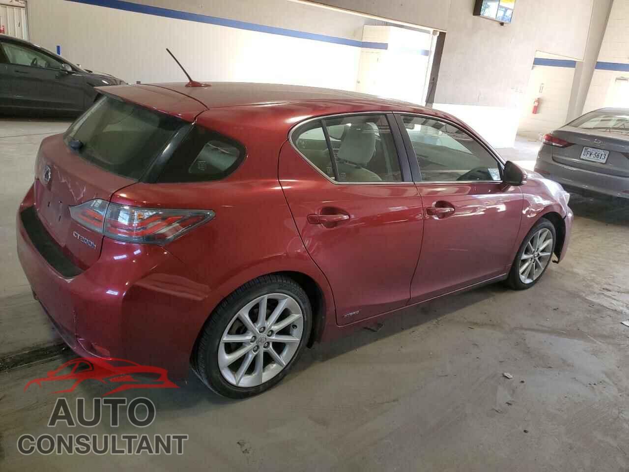 LEXUS CT 200 2012 - JTHKD5BH7C2113593