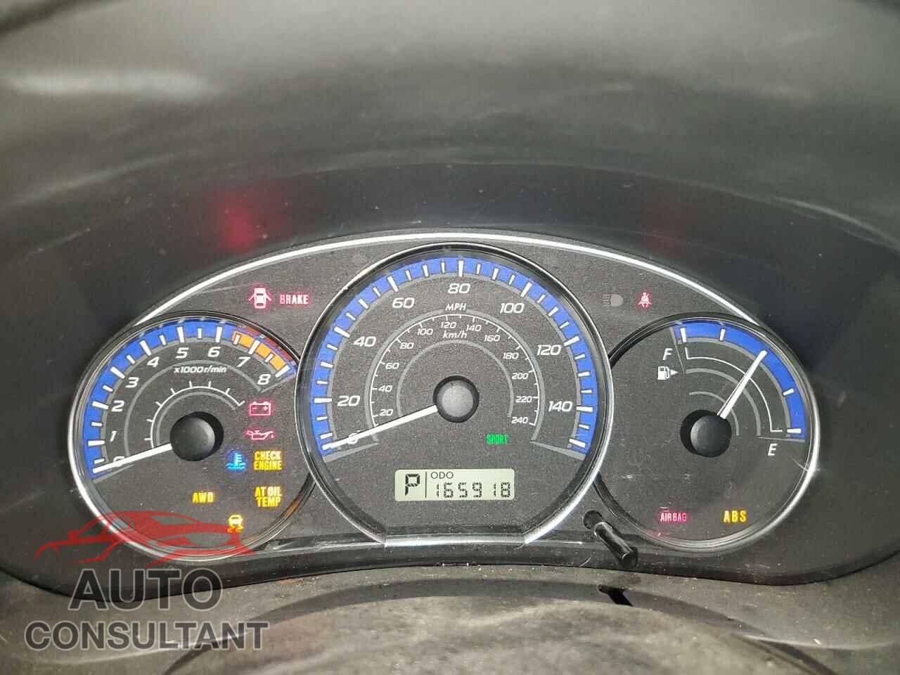 SUBARU FORESTER 2012 - JF2SHBDC9CH430280