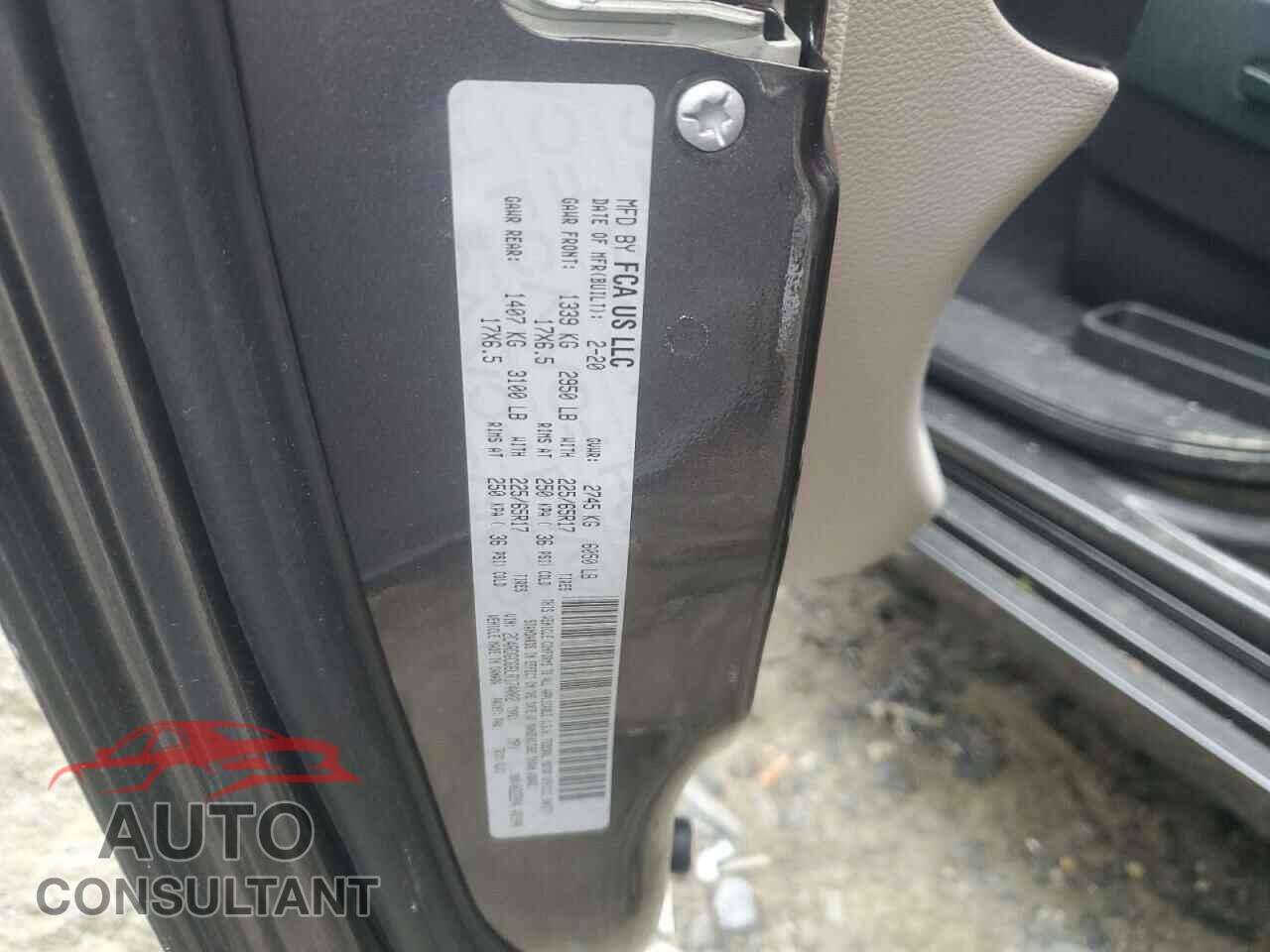 DODGE CARAVAN 2020 - 2C4RDGCG6LR174002