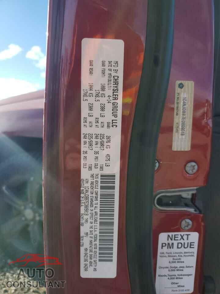 JEEP COMPASS 2014 - 1C4NJDBB7ED809018