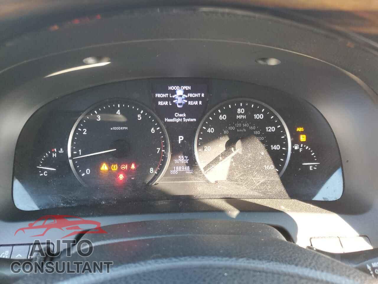 LEXUS LS460 2013 - JTHCL5EF7D5017786