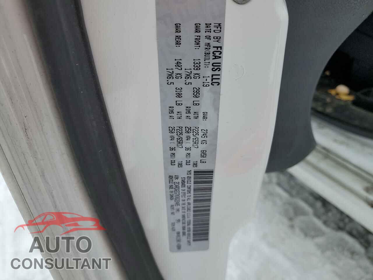 DODGE CARAVAN 2019 - 2C4RDGEG7KR622405