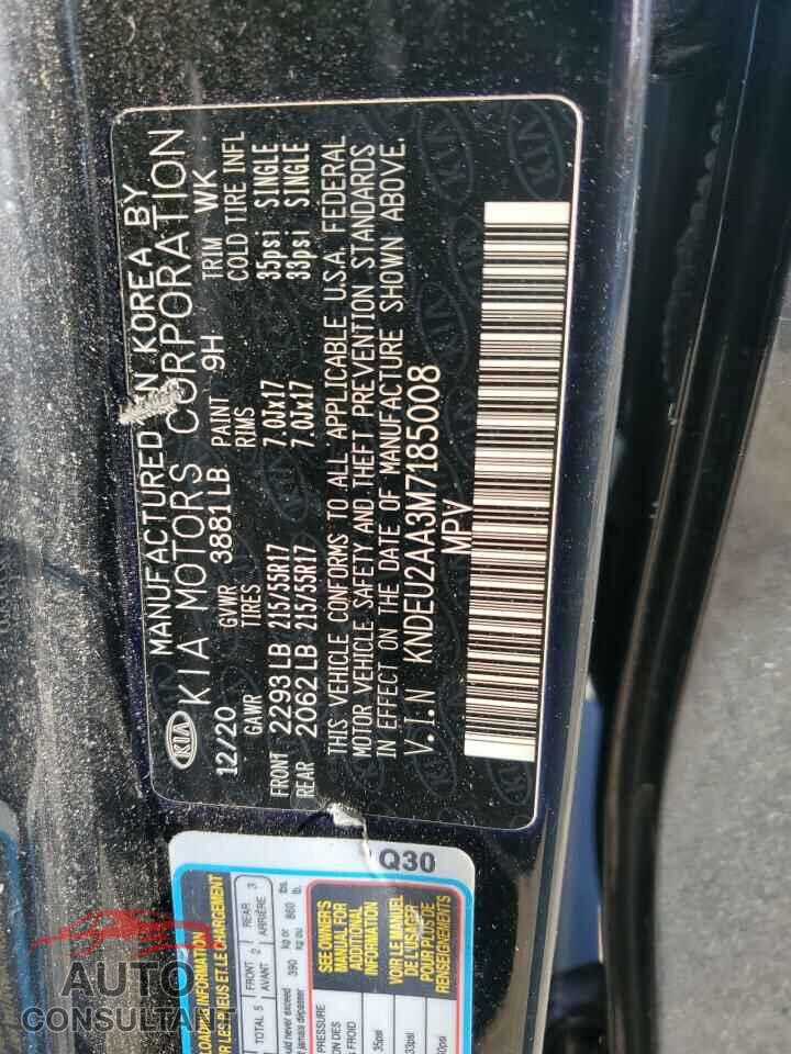KIA SELTOS 2021 - KNDEU2AA3M7185008