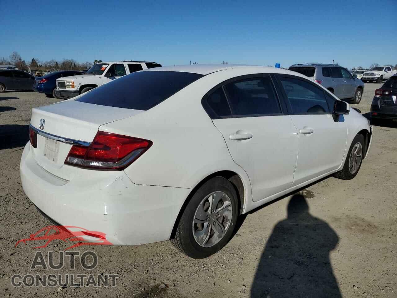 HONDA CIVIC 2013 - 19XFB2F59DE280405