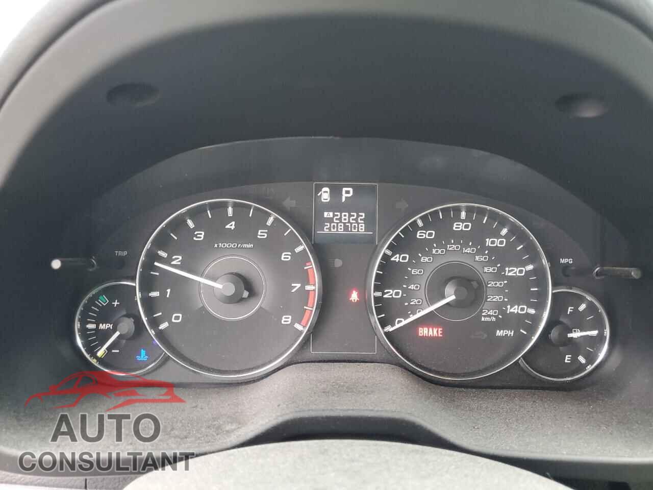 SUBARU LEGACY 2012 - 4S3BMBA66C3016833