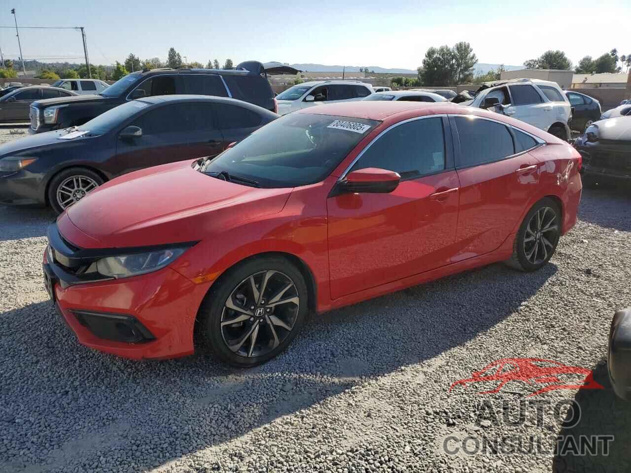 HONDA CIVIC 2019 - 2HGFC2F81KH597637