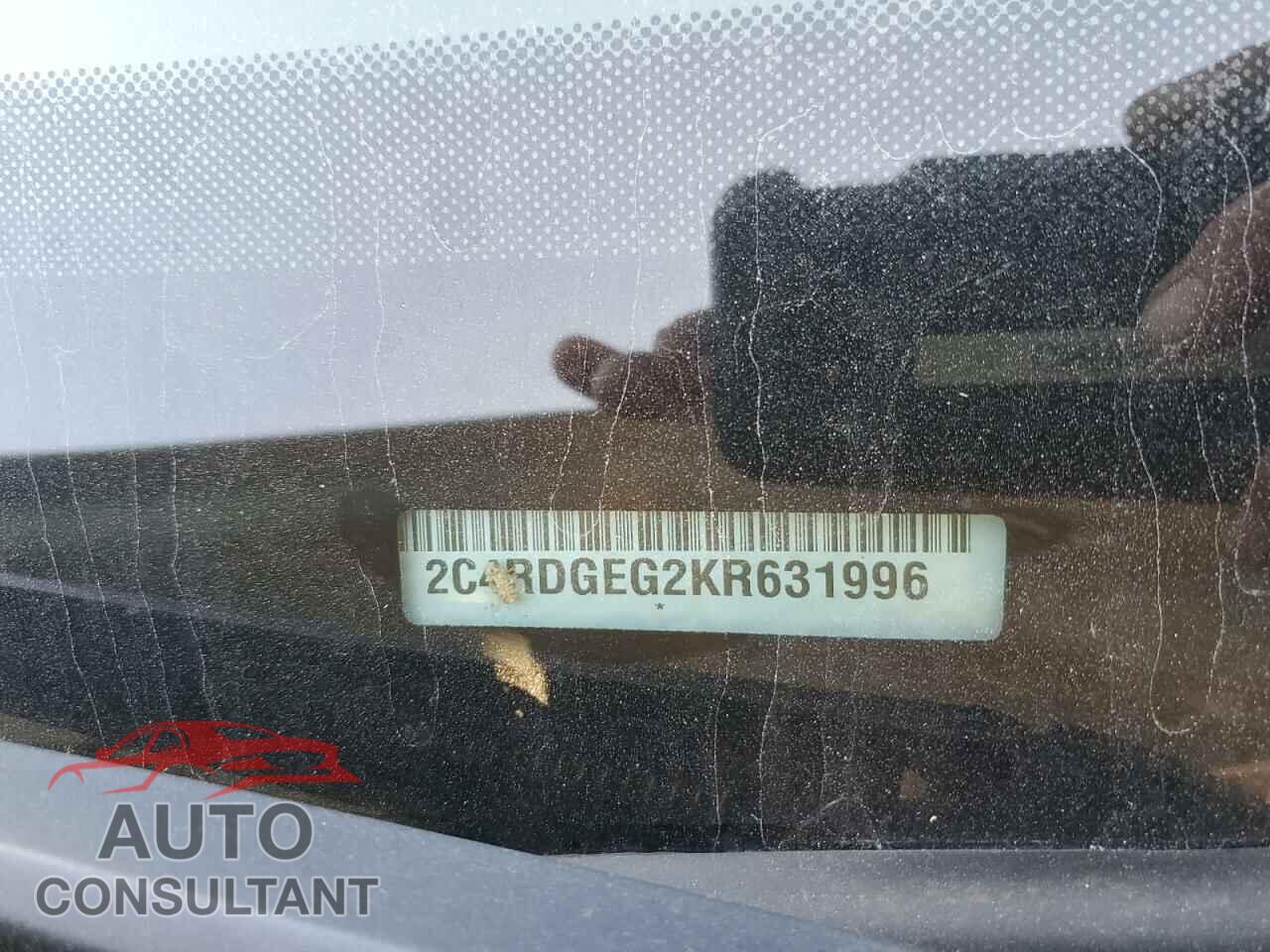 DODGE CARAVAN 2019 - 2C4RDGEG2KR631996