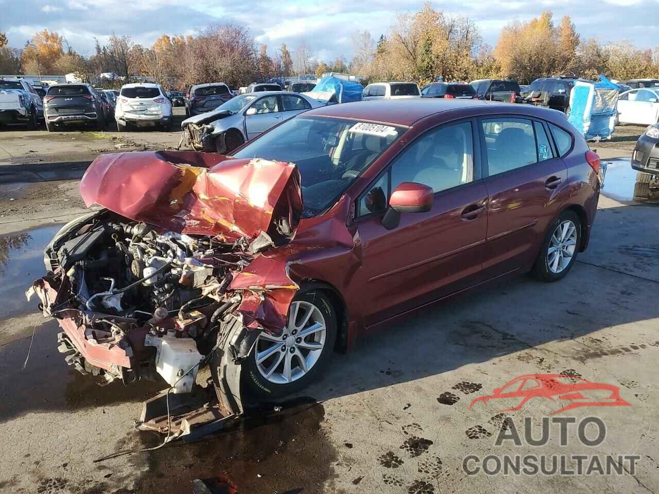 SUBARU IMPREZA 2012 - JF1GPAC66CH245204