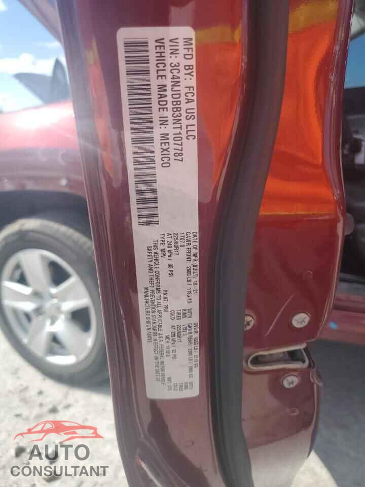 JEEP COMPASS 2022 - 3C4NJDBB3NT107787