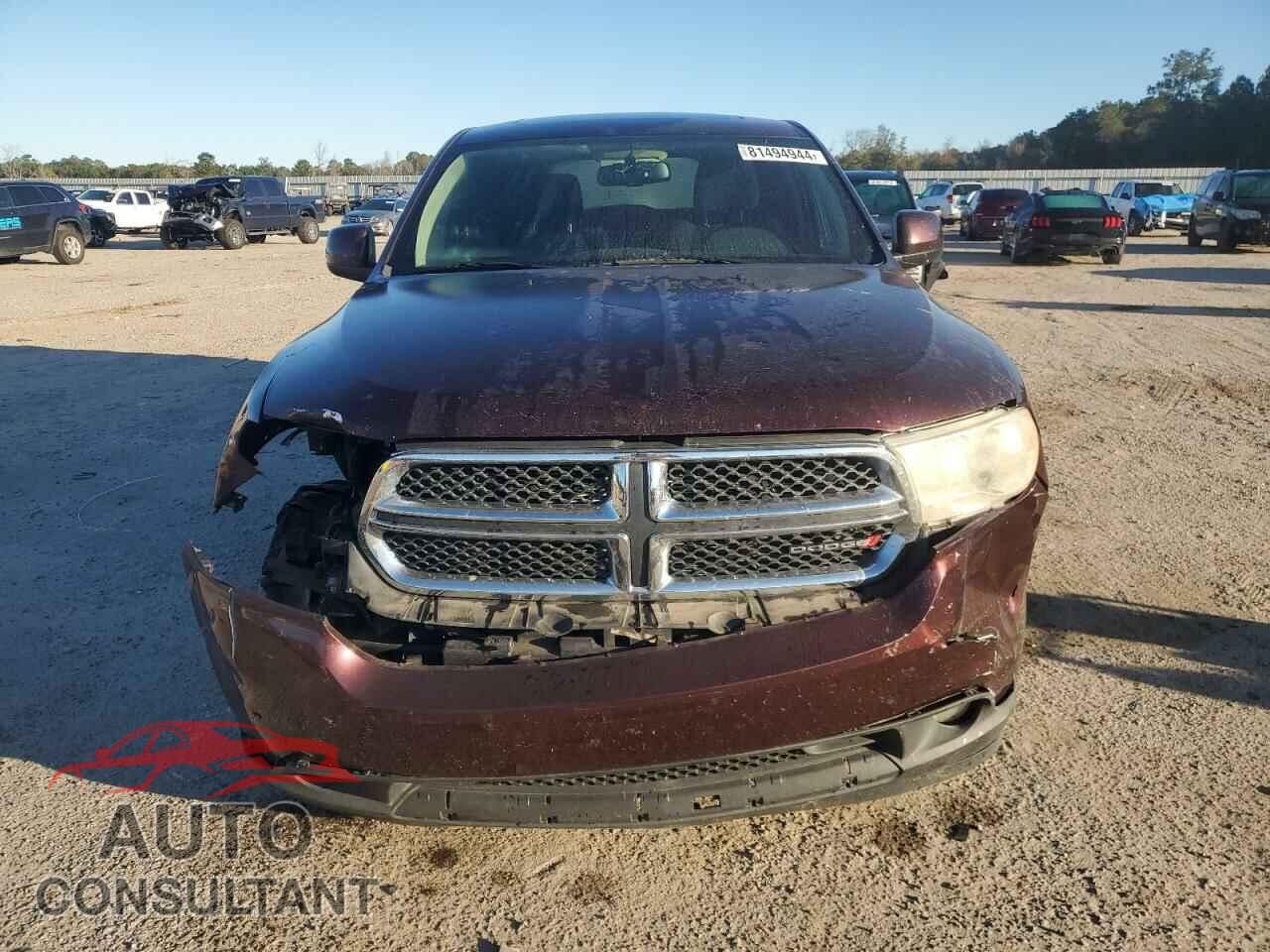 DODGE DURANGO 2012 - 1C4RDHAGXCC257501