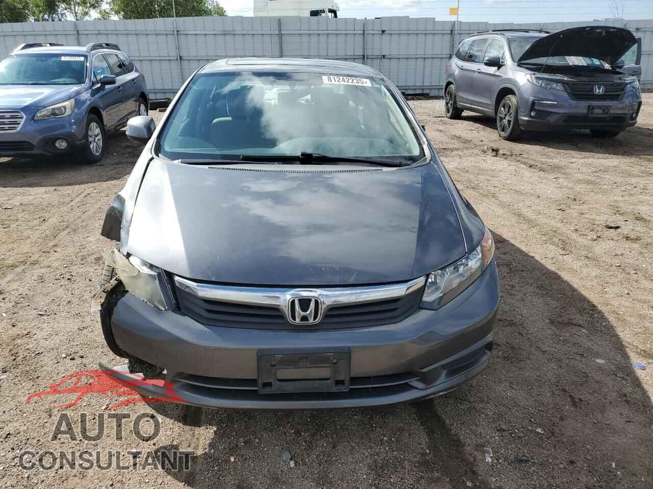 HONDA CIVIC 2012 - 19XFB2F87CE058857