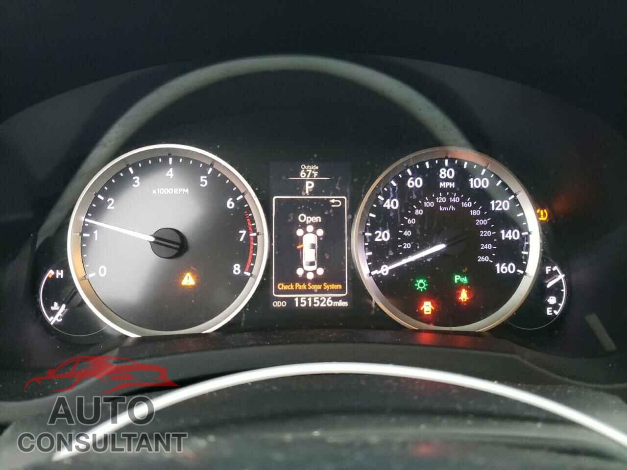 LEXUS IS 2015 - JTHBF1D22F5051289