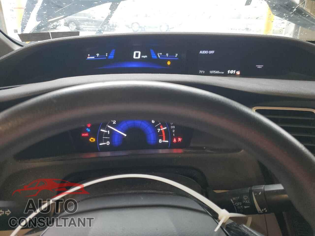 HONDA CIVIC 2013 - 19XFB2F80DE282926