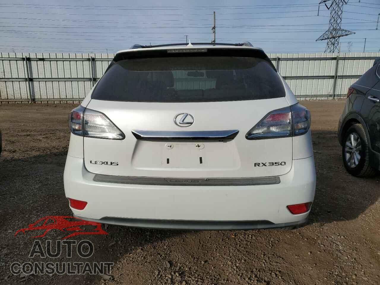 LEXUS RX350 2010 - 2T2BK1BA0AC038328