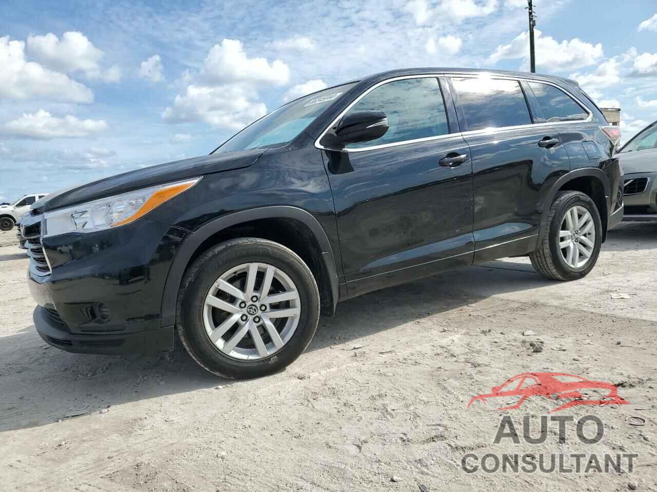 TOYOTA HIGHLANDER 2016 - 5TDBKRFH9GS228994