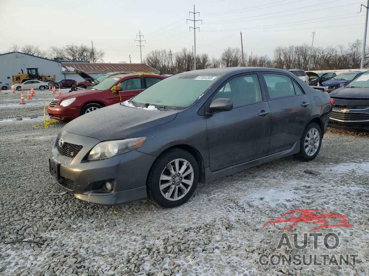 TOYOTA COROLLA 2009 - 2T1BU40E89C096432