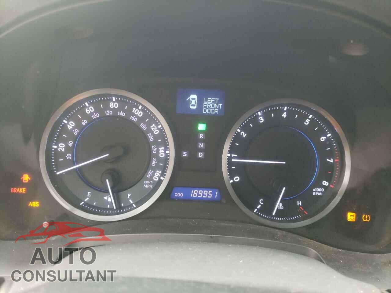 LEXUS IS 2011 - JTHBF5C26B5151012