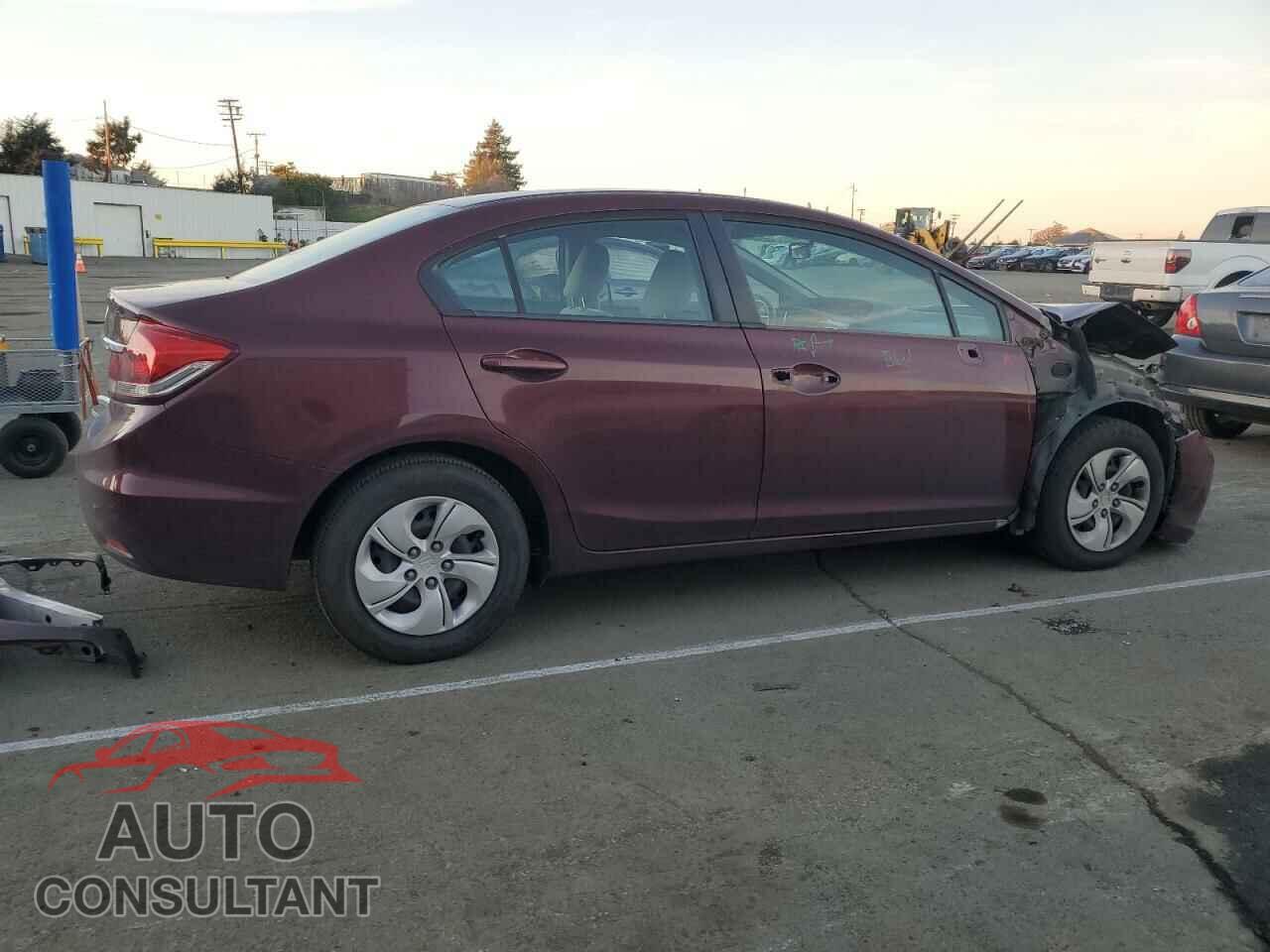 HONDA CIVIC 2013 - 19XFB2F59DE277634