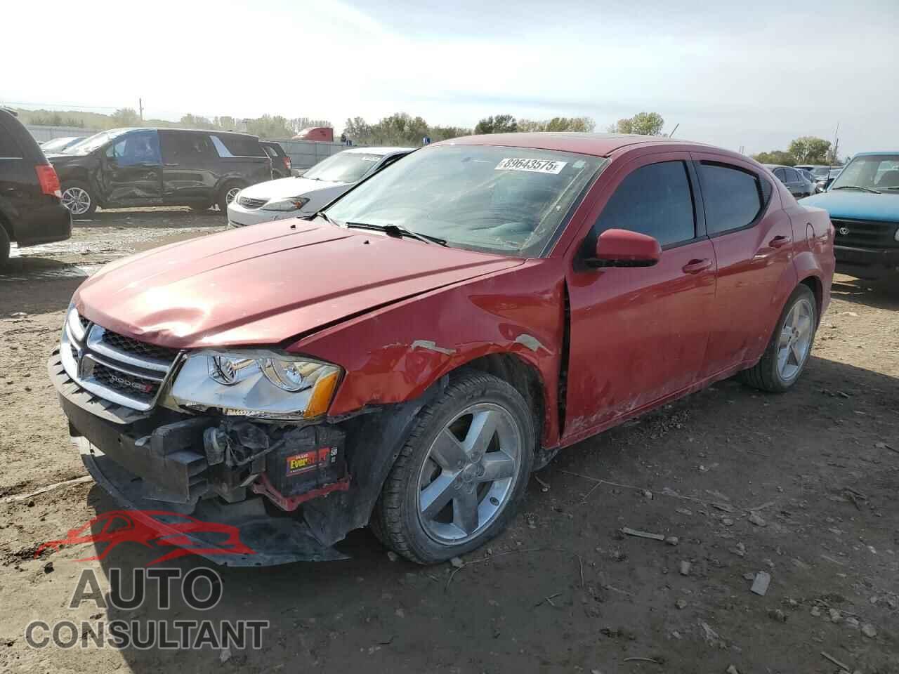 DODGE AVENGER 2012 - 1C3CDZCB0CN280257
