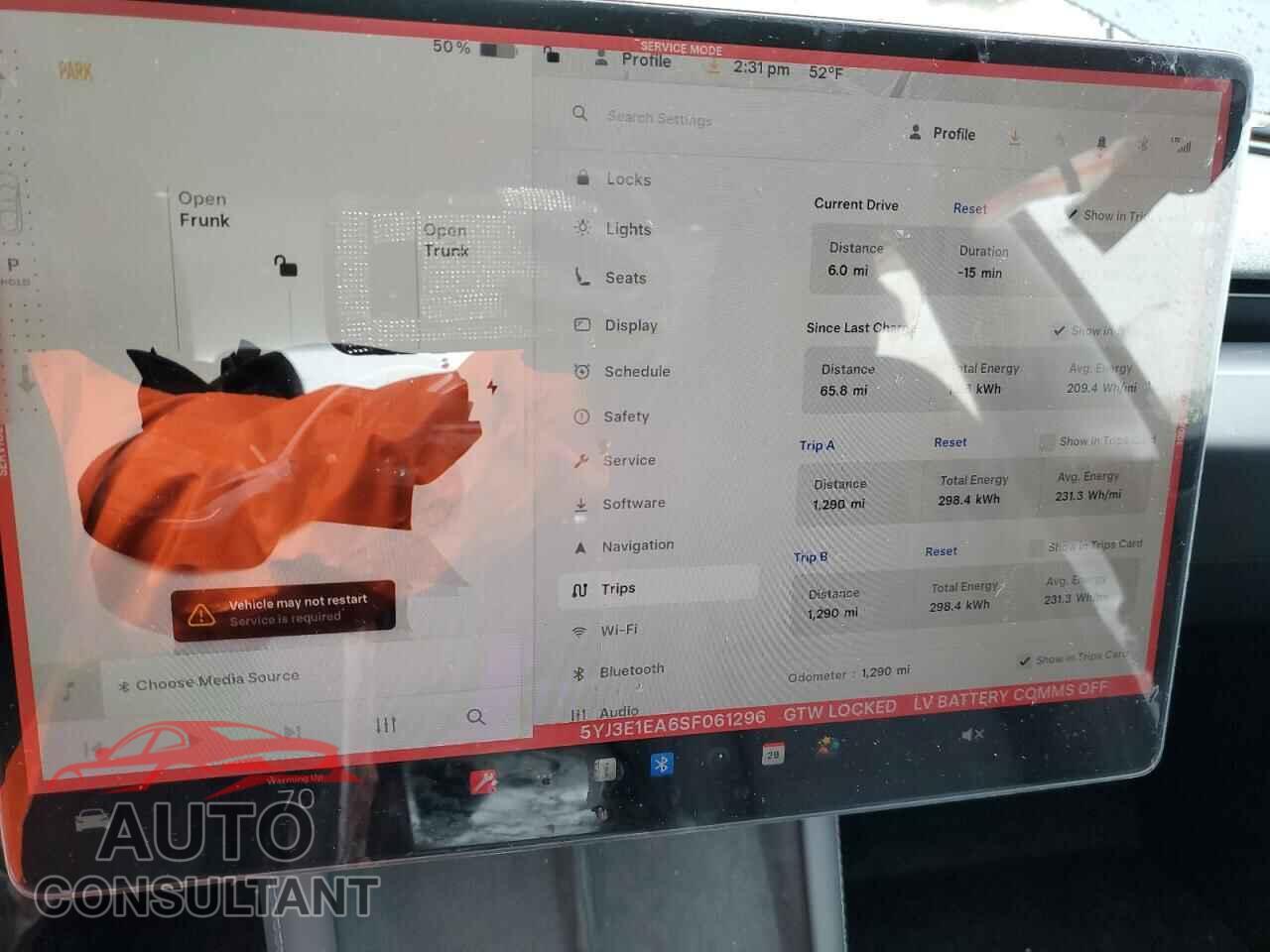 TESLA MODEL 3 2025 - 5YJ3E1EA6SF061296