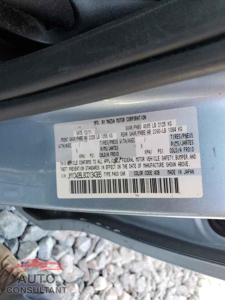 MAZDA 5 2012 - JM1CW2BL8C0134385