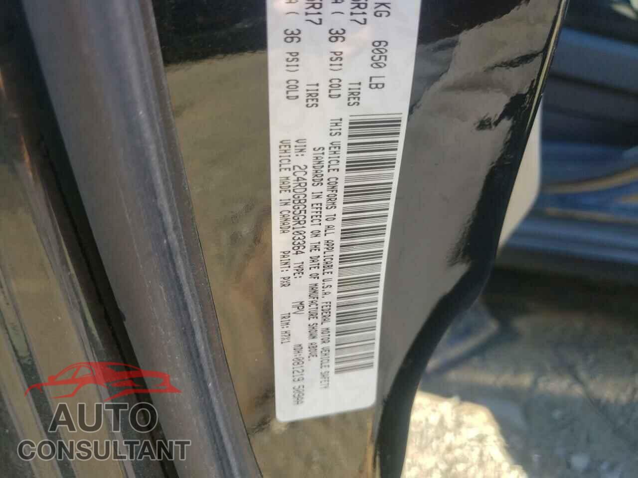 DODGE CARAVAN 2016 - 2C4RDGBG5GR103364