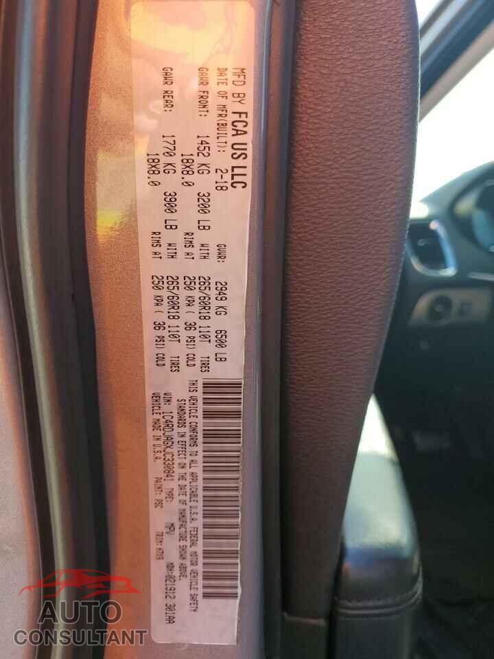 DODGE DURANGO 2018 - 1C4RDJAGXJC330841