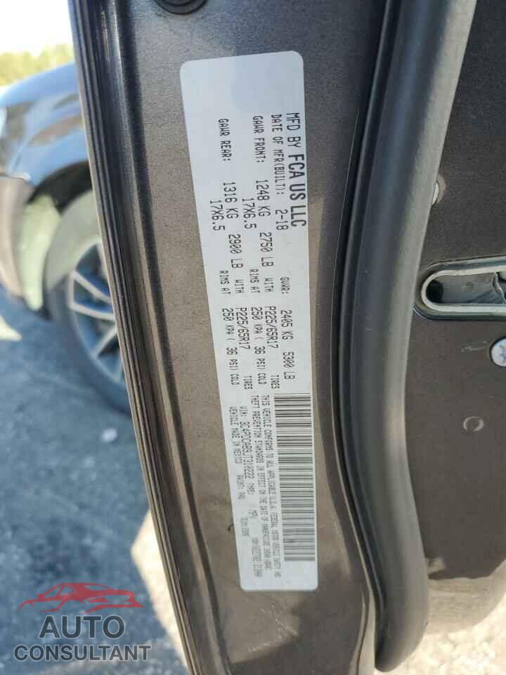 DODGE JOURNEY 2018 - 3C4PDCAB9JT310222