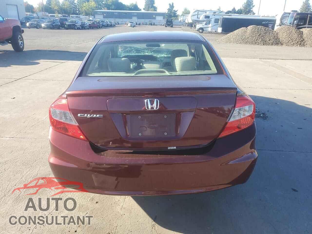 HONDA CIVIC 2012 - 19XFB2F51CE344984