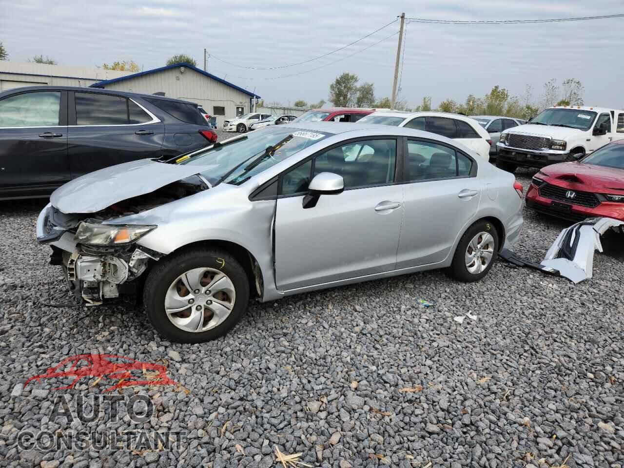 HONDA CIVIC 2013 - 19XFB2F55DE236496