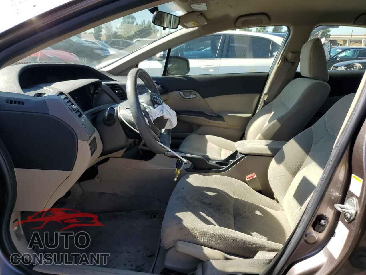 HONDA CIVIC 2012 - JHMFB2F59CS006129