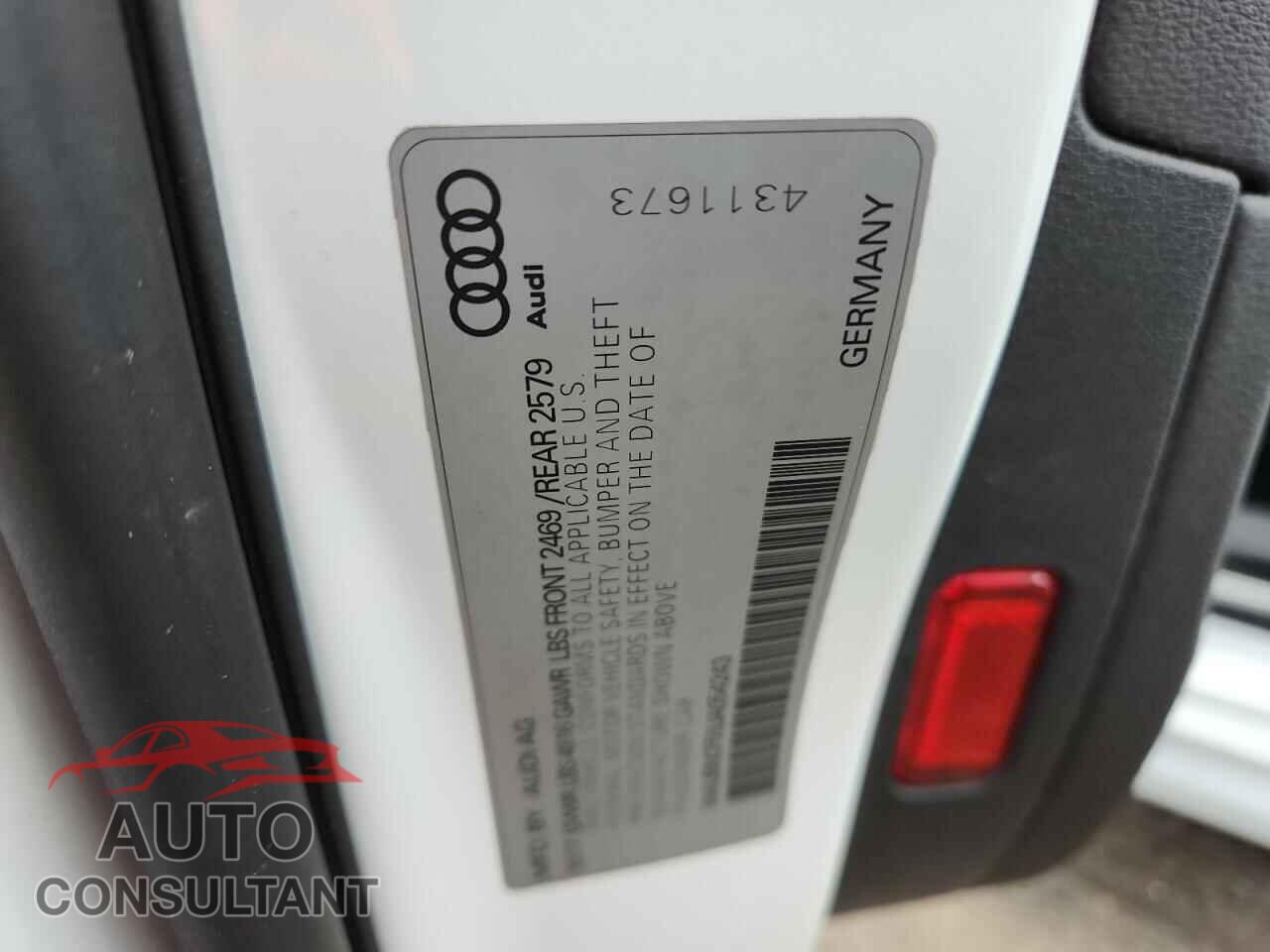 AUDI A5 2018 - WAUBNCF59JA054243