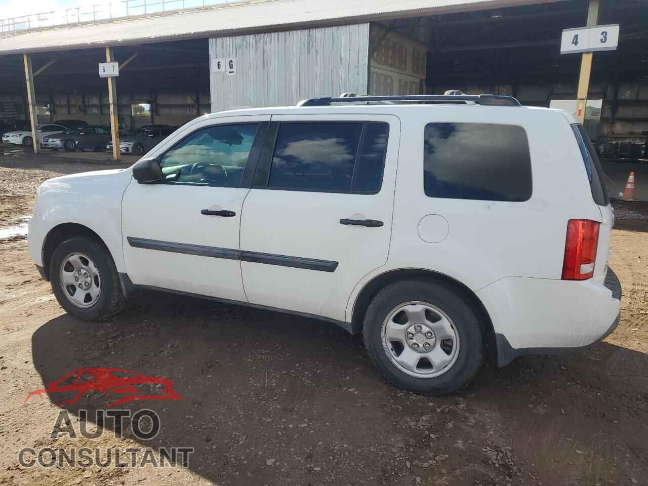 HONDA PILOT 2012 - 5FNYF3H23CB017616