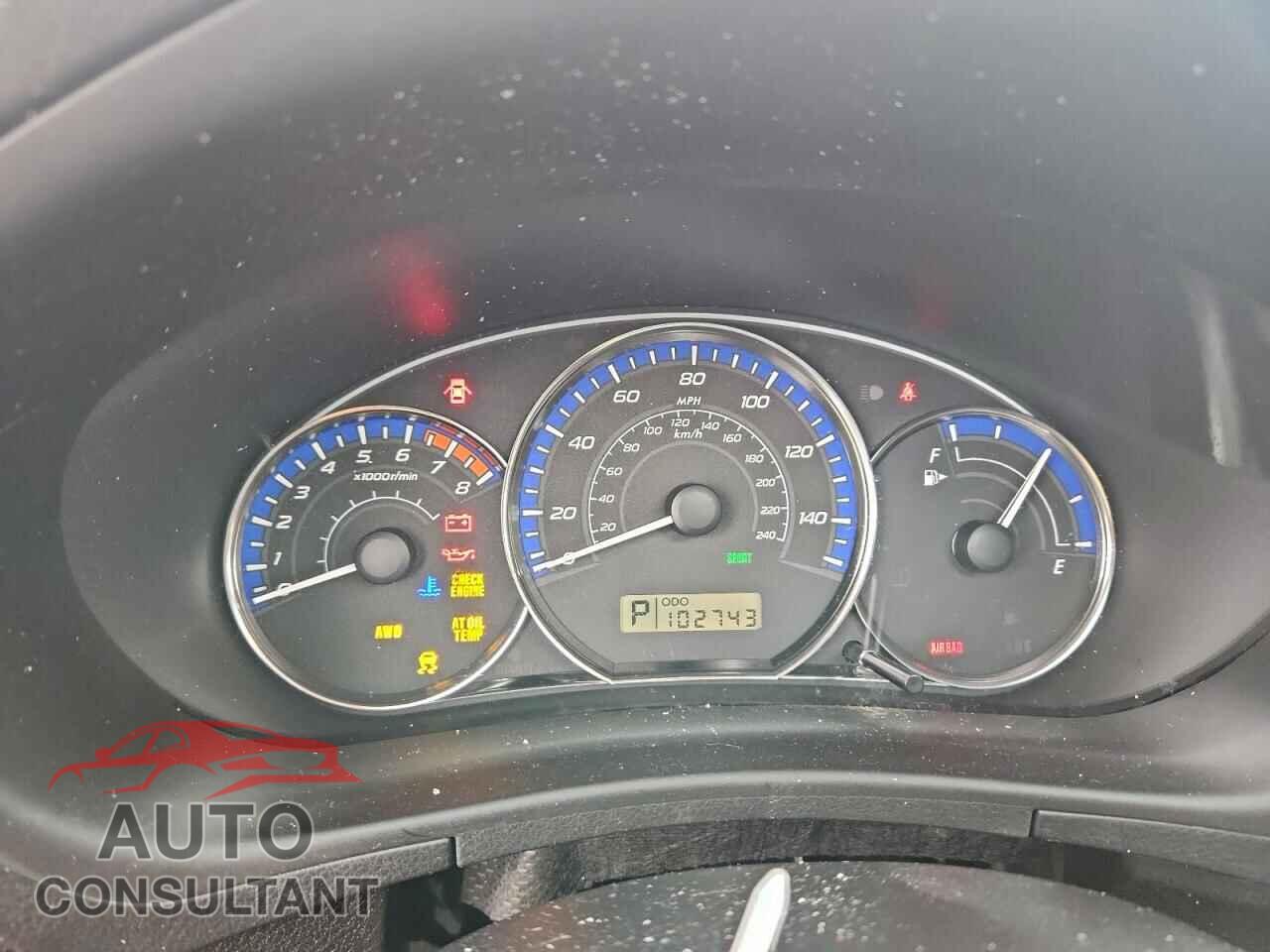 SUBARU FORESTER 2012 - JF2SHBEC5CH413121