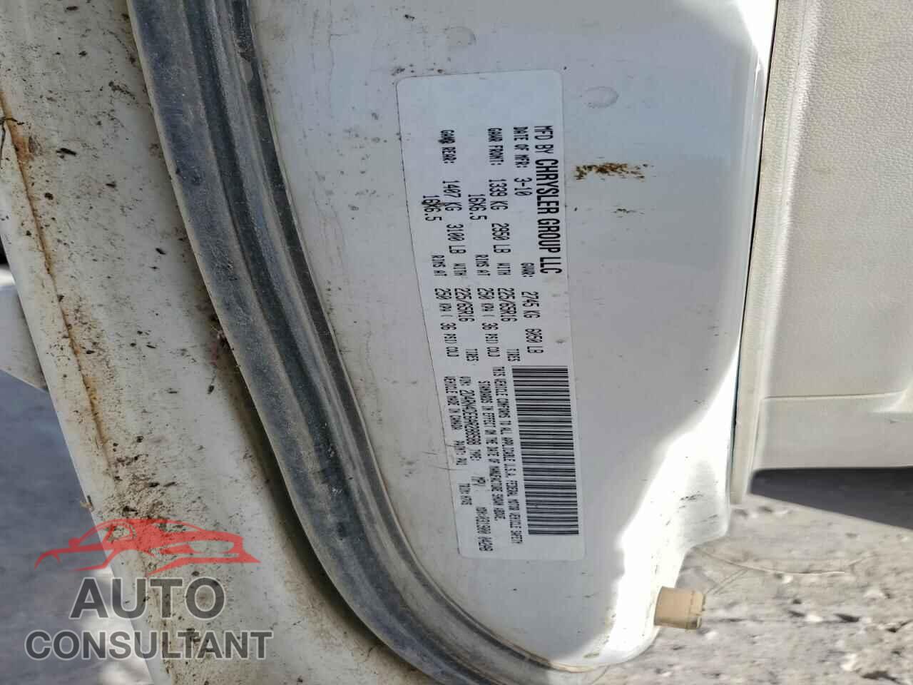 DODGE CARAVAN 2010 - 2D4RN4DE6AR288588