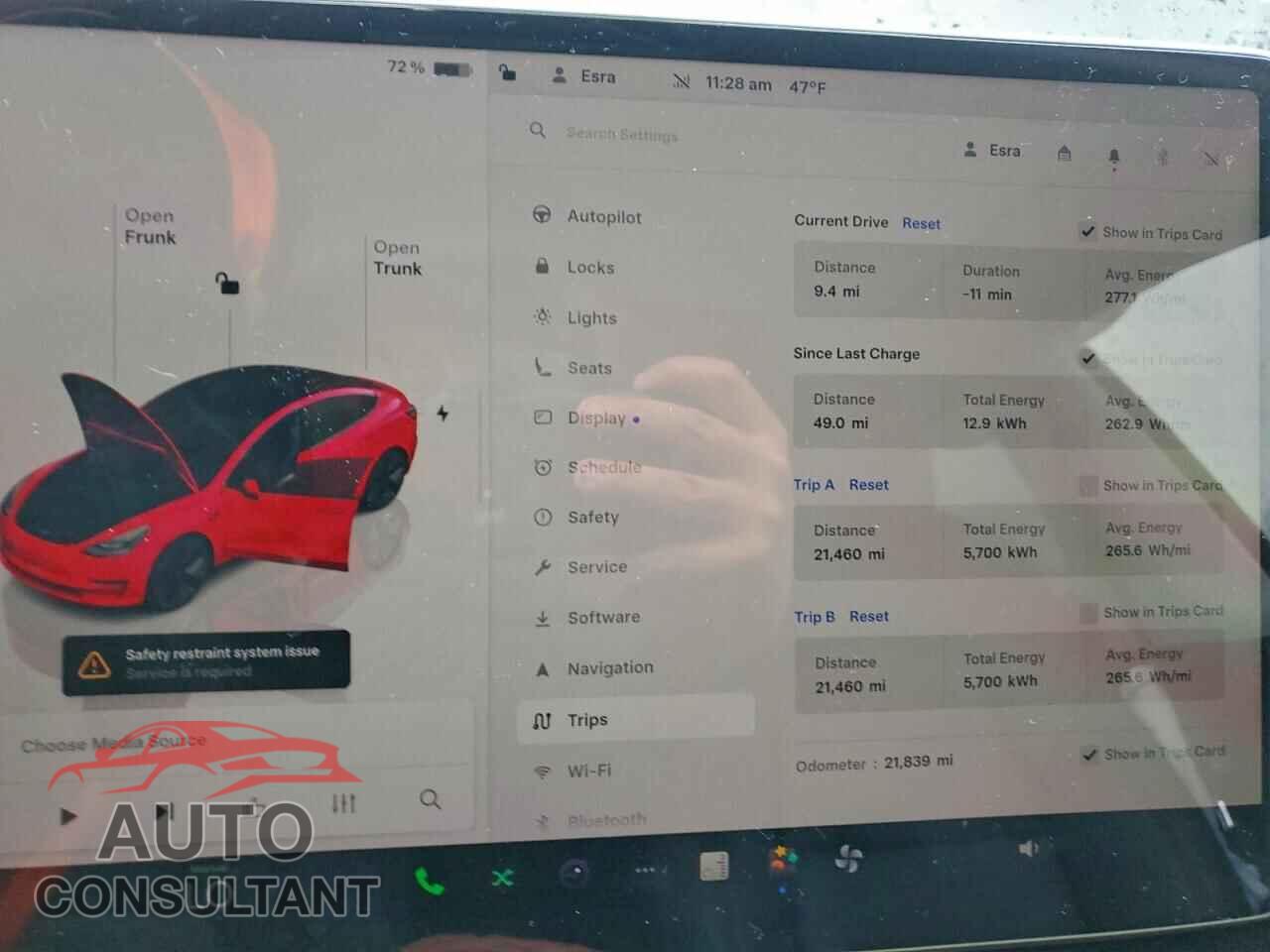 TESLA MODEL 3 2022 - 5YJ3E1EA8NF320665