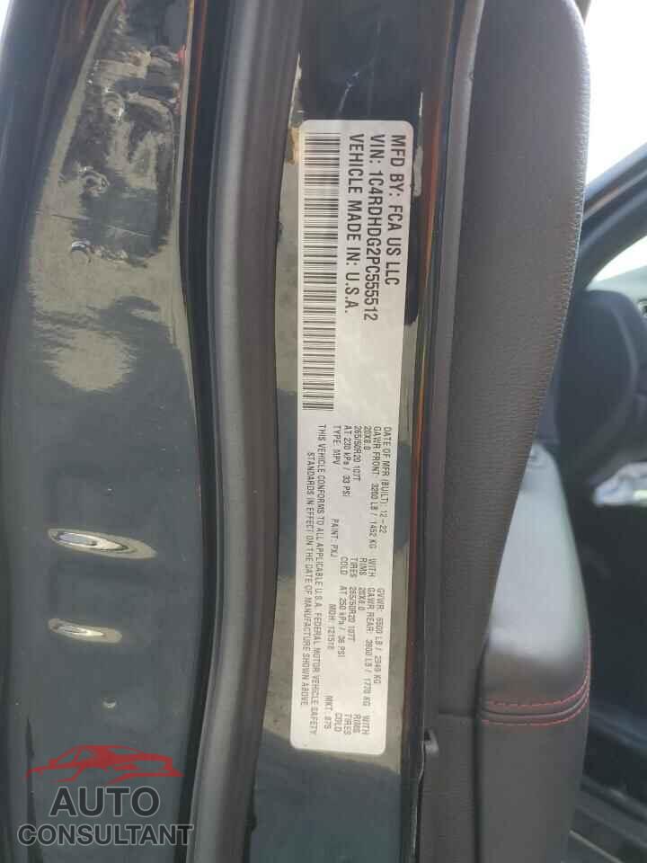 DODGE DURANGO 2023 - 1C4RDHDG2PC555512