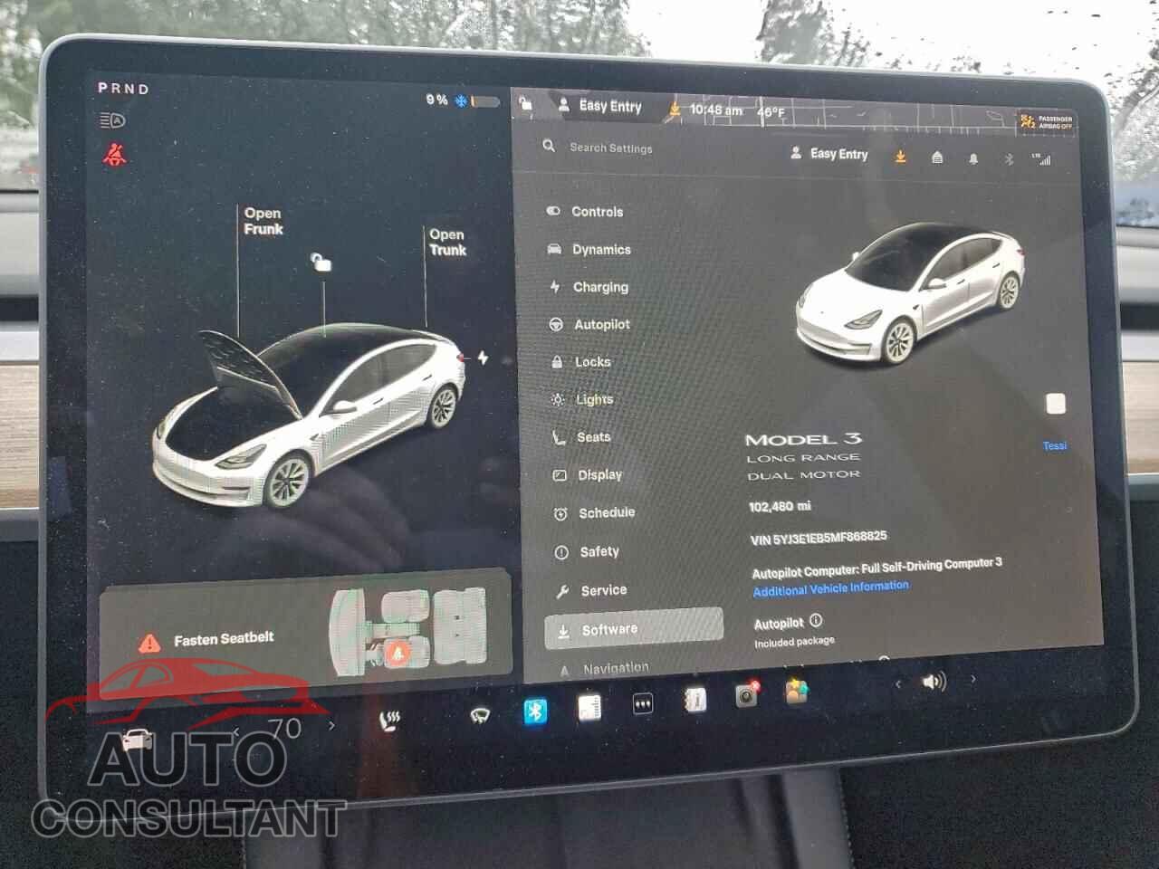 TESLA MODEL 3 2021 - 5YJ3E1EB5MF868825