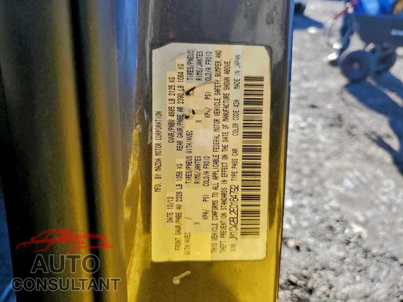 MAZDA 5 2014 - JM1CW2BL2E0164792